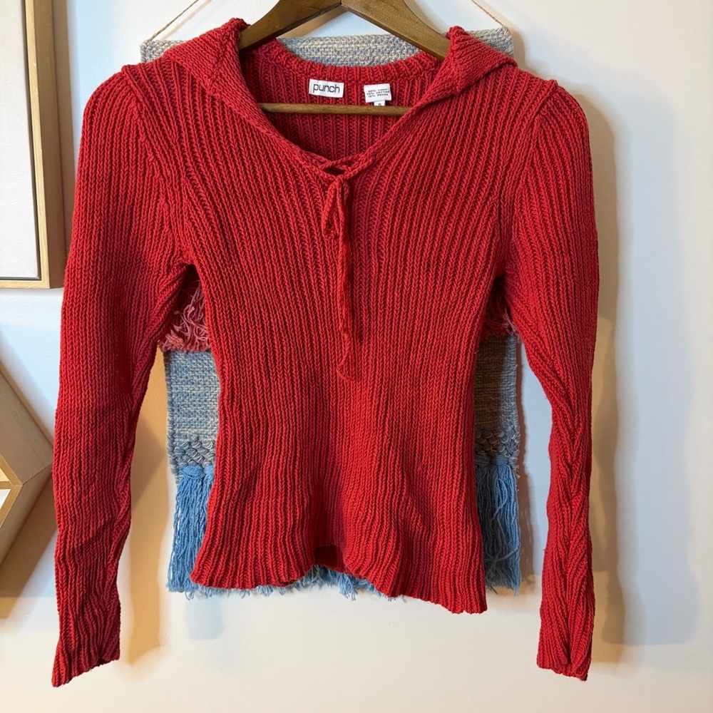 Punch Sweater Linen Blend Small